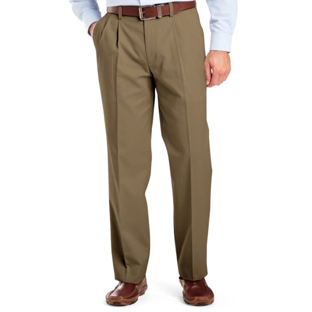 Pleated Khakis